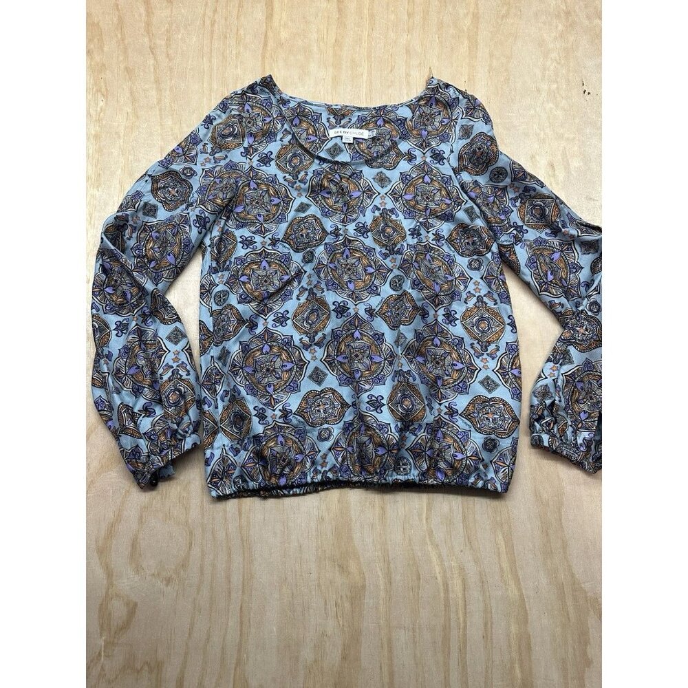 See By Chloe 100% Silk Long Sleeve Blouse‎ Luxury Sz 2 S